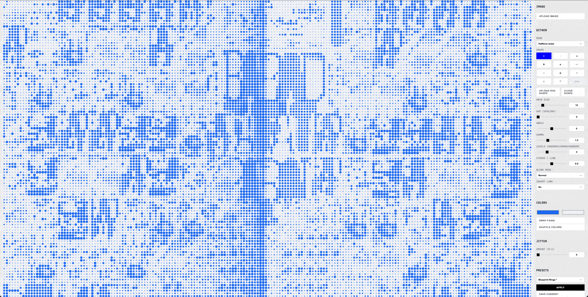 DITHER banner